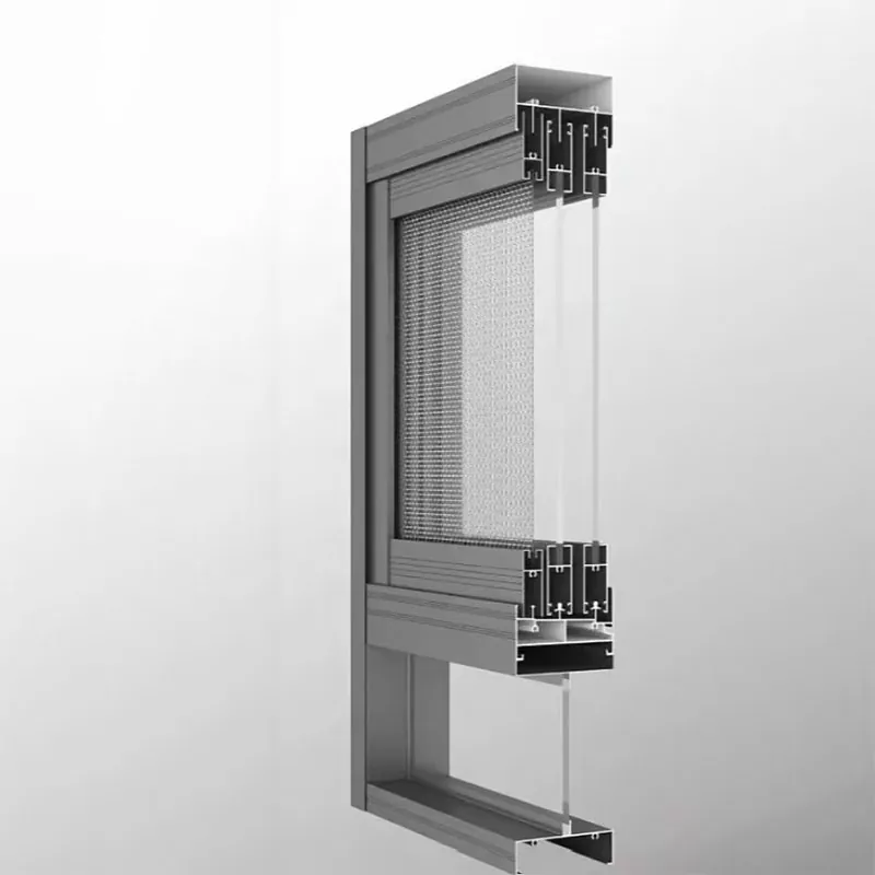 Profil aluminium untuk pintu dan tingkap