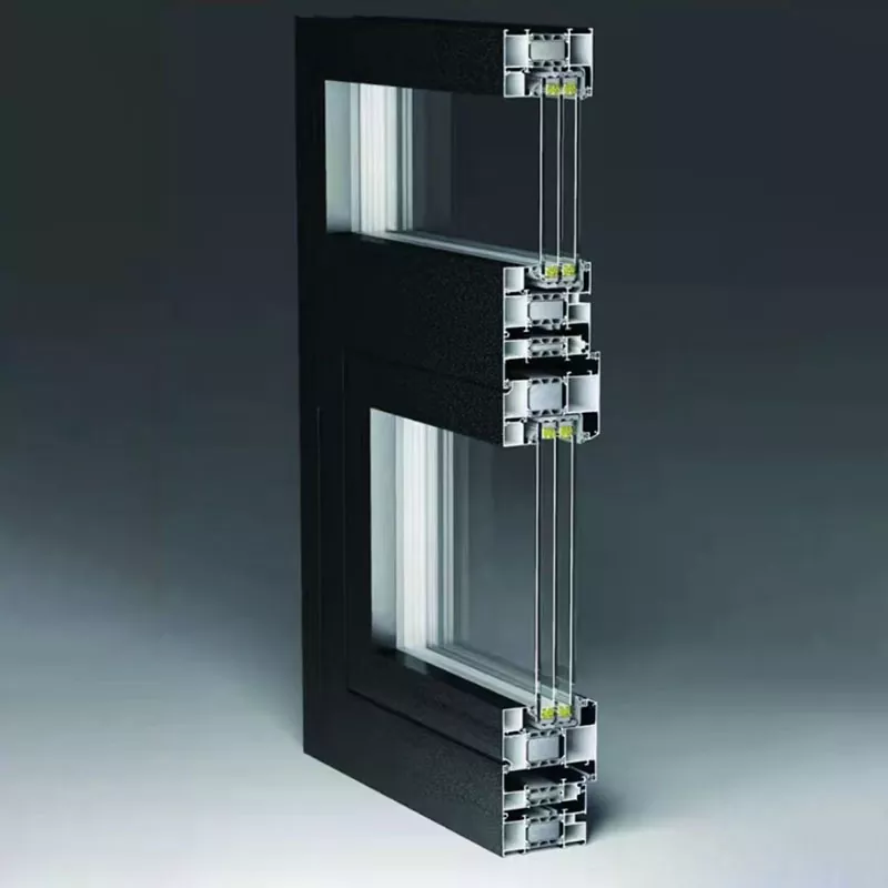 Profil aluminium untuk pintu dan tingkap yang terlindung haba